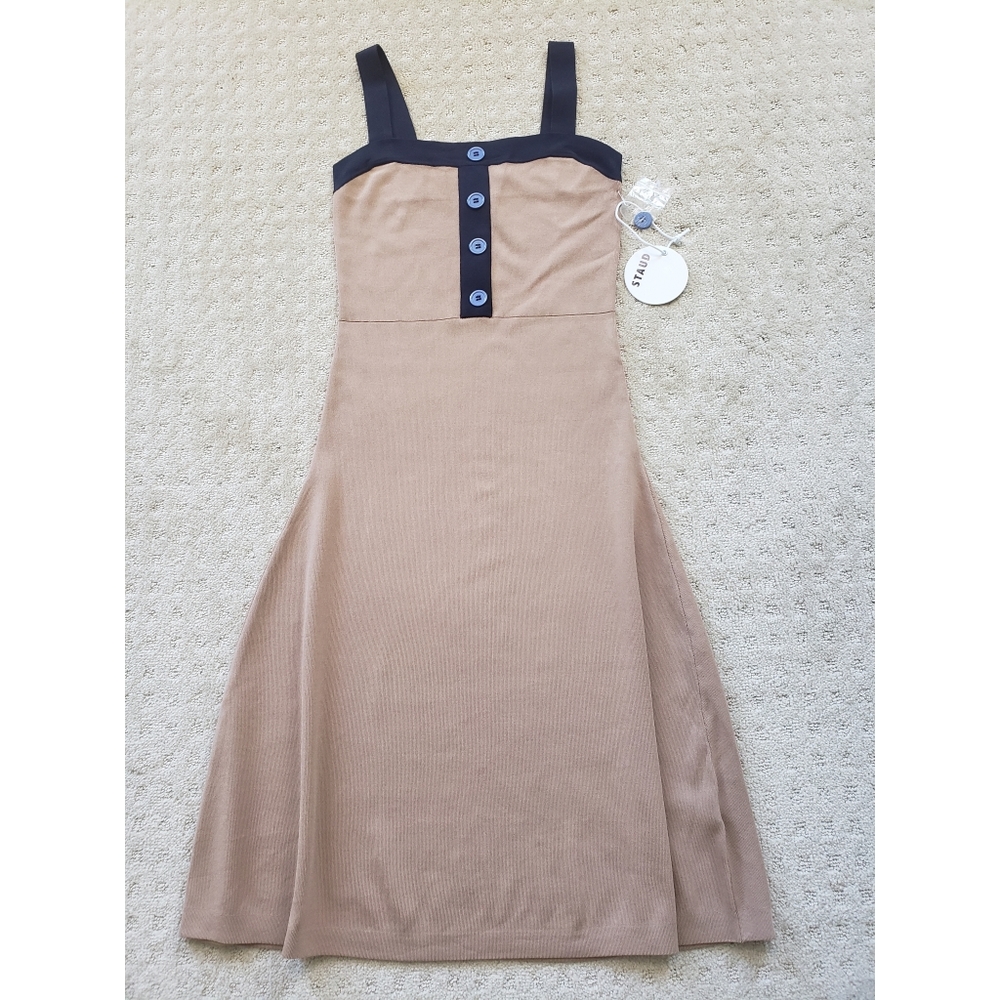 NWT Staud Piscine Midi Knit Dress XS
